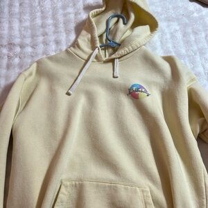 Large yellow billabong hoodie